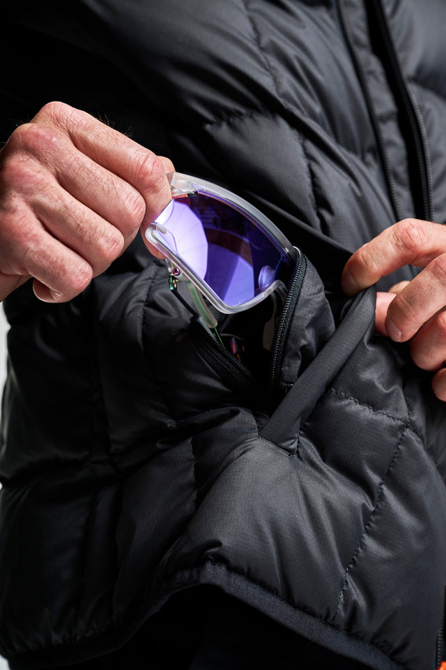 Men's Infinity Pocket Quilted Down Jacket