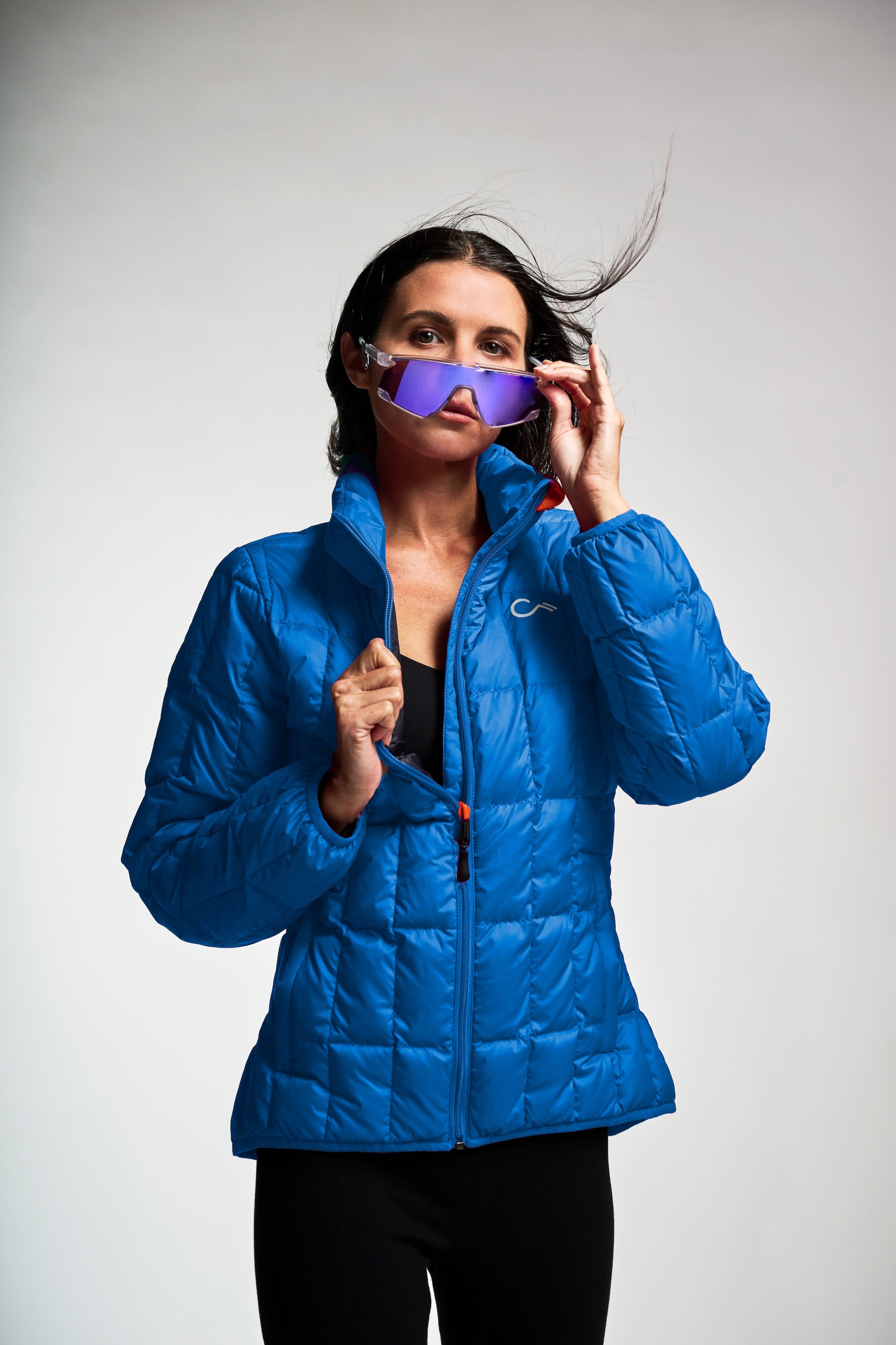 Quilted down hot sale jacket womens